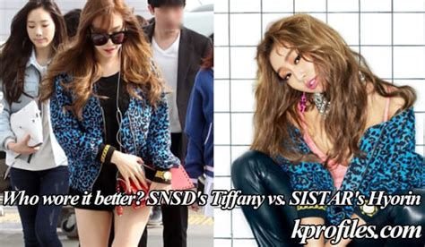 Who Wore It Better Snsd S Tiffany Vs Sistar S Hyorin Updated Kpop Profiles
