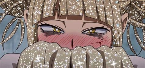Anime Bnha Toga Togahimiko Bokunohero Myheroacademia Glitter Animeedit Edit Sparkle