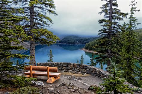 Turquoise Lake Moraine Canada Photo On Sunsurfer