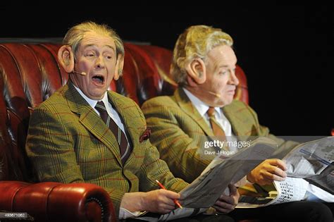Harry Enfield And Paul Whitehouse Perform During A Dress Rehearsal