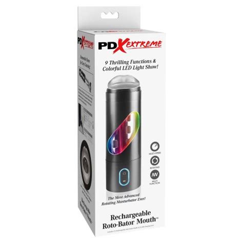 pipedream extreme toyz rechargeable roto bator mouth sex toys and adult novelties adult dvd