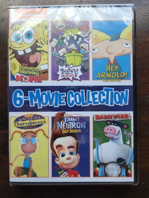 Nickelodeon 6 Movie Collection New Dvd Boxed Set T Set
