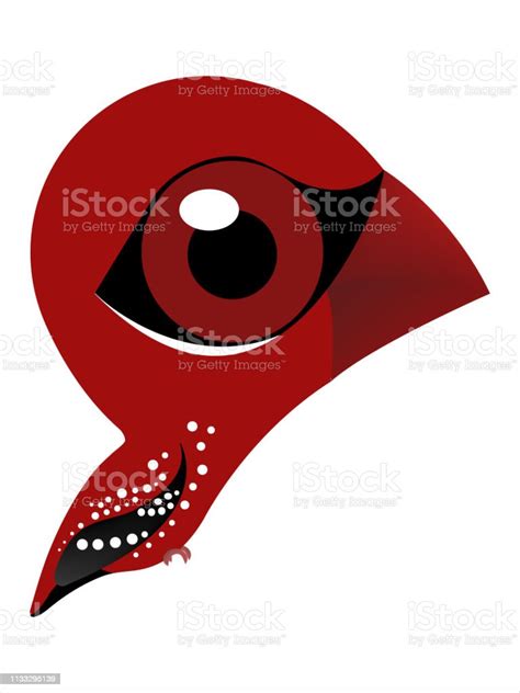 Cute Bird Cartoon And Big Eyes Stock Illustration Download Image Now