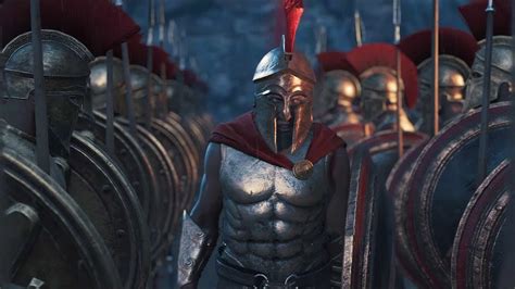 Assassin S Creed Odyssey King Leonidas Battle Of Thermopylae Cutscenes