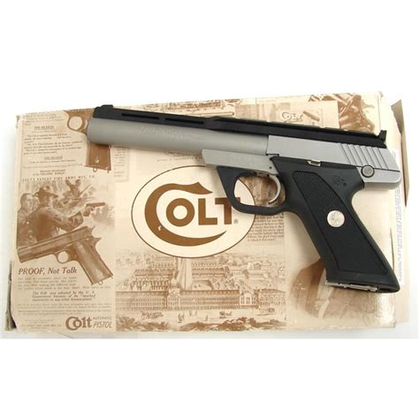 Colt Target Model 22 Lr Caliber Pistol 1990 S Vintage Excellent