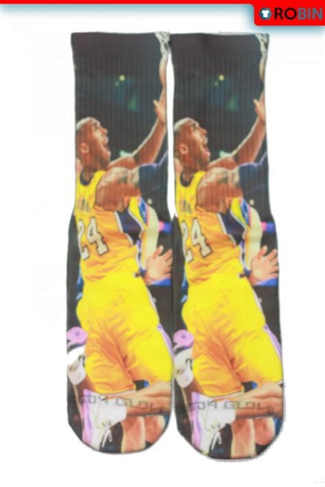 Kobe Bryant Socks Robinplacefabrics