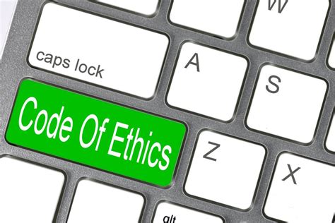 Code Of Ethics Free Of Charge Creative Commons Keyboard Image