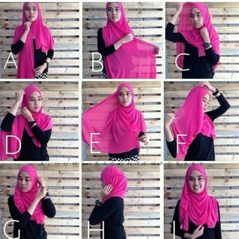 Cara pakai tudung bawal gaya shawl. MyHealtyLifeandBeauty: :: Macam-macam cara pakai Shawl # ...