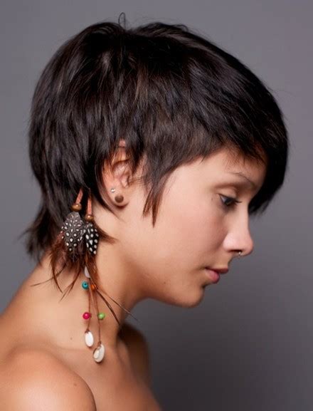 Go for a cropped hairstyle that is short at the ear line and longer on top. Straight Cropped Hairstyles: Very Short Haircuts for Women ...