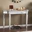 Grevale Glam Mirrored Console Table Matte Silver By Ember Interiors 
