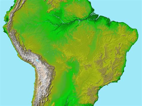 Topography Of South America Image Of The Day