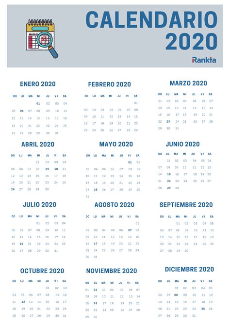 Imprimible Calendario 2020 Con Festivos Colombia Para Imprimir Images
