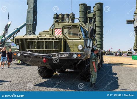 Launcher Of The Russian Anti Aircraft Missile System S 400 `triumph
