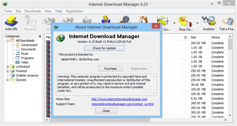 Below are some noticeable features which you'll experience after idm internet download manager free download. FREE IDM REGISTRATION: Latest Internet Download Manager (IDM) 6.25 Build 12 Full Version Free