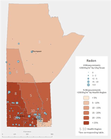 Radon In Canada Map