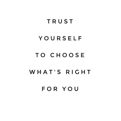 Trust Yourself To Choose Whats Right For You The Red Fairy Project