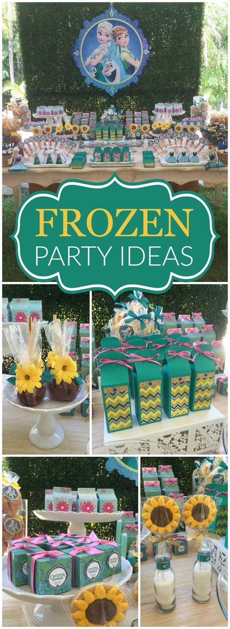 Frozen Fever Birthday Kikis Awesome Party Frozen Fever Party