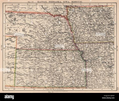 Map Nebraska And Iowa