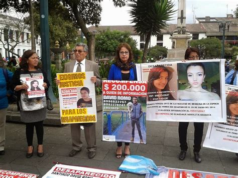 Desaparecidos Familias Piden Cuatro Acciones ~ Desaparecidos En Ecuador