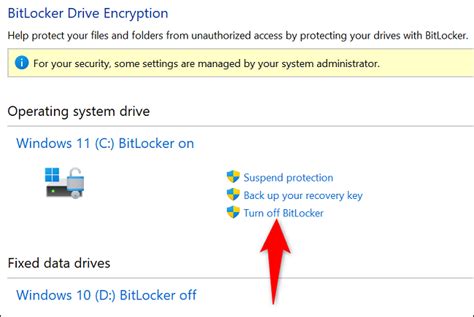 How To Disable BitLocker Drive Encryption In Windows 10 11