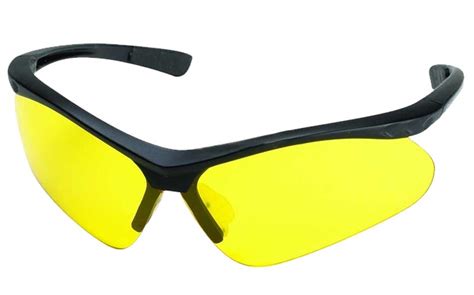 Champion Shooting Glasses Open Frame Black And Yellow For Sale Online