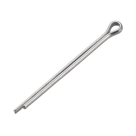 Split Cotter Pin 3mm X 45mm 304 Stainless Steel 2 Prongs Silver Tone 30pcs