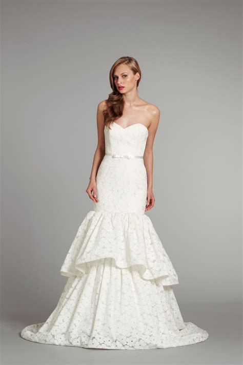 bridal gown wedding dress jlm hayley paige blush fall 2012 poppy front