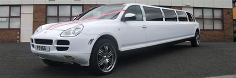 8 Seater White Porsche Limo Hire London Herts And Essex Rent A Limo