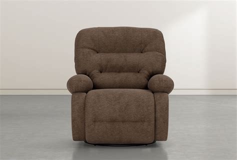 Decker Iii Fabric Power Swivel Glider Recliner Living Spaces