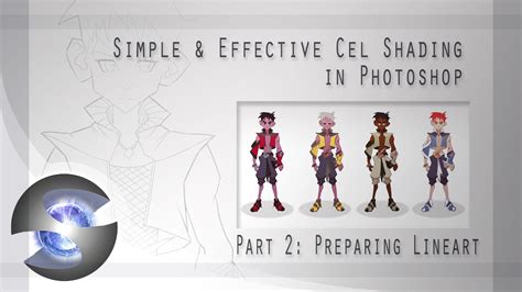 Simple And Effective Cel Shading In Photoshop Part 2 Preparing Lineart