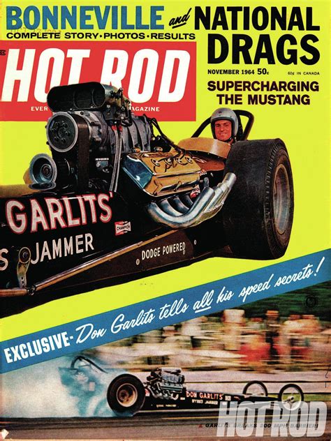 Don Garlits On Cover Of Hot Rod Magazine Drag Racing Old Hot Rods Car Magazine