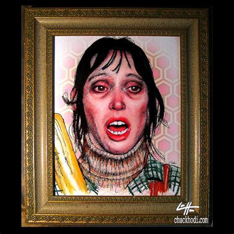 Wendy Torrance Original Drawing The Shining Shelley By Chuckhodi Overlook Hotel Carpet Duvall
