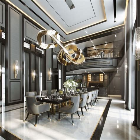 Luxury Modern Dining Room Living Room Interior Design Ideas Roomdesignapp
