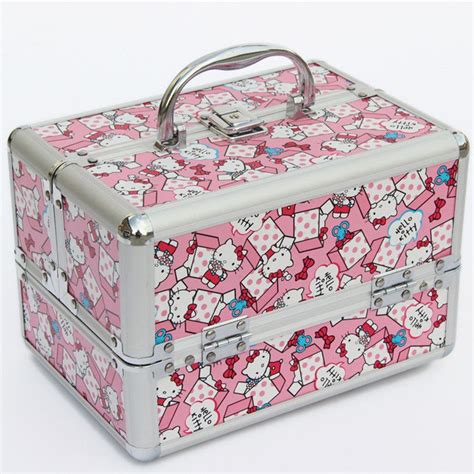 Portable Cosmetic Box Travel Bags Extendable Makeup Train Case Makeup