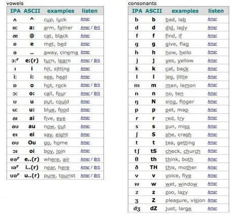 Linguistic Basics Phonetics And Phonology Phonetic Alphabet English