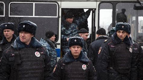 Russian Police Detain Dozens Of Opposition Activists To Disperse