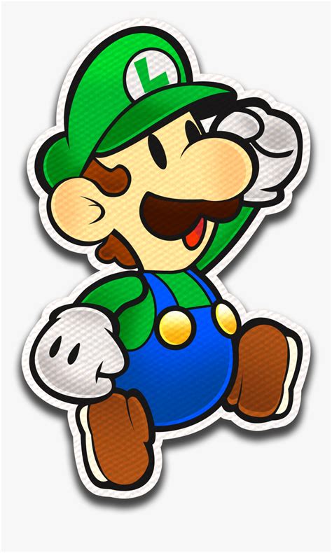 Paper Mario Color Splash Luigi Hd Png Download Kindpng