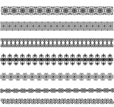 Lace Seamless Border Vectors Free Download