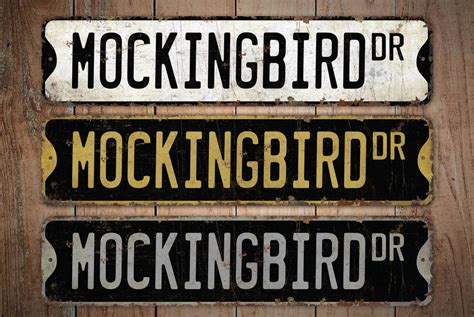 Mockingbird Mockingbird Sign Mockingbird Decor Mockingbird Lover T