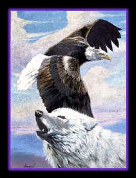 Eagle With Wolf Mar Anna