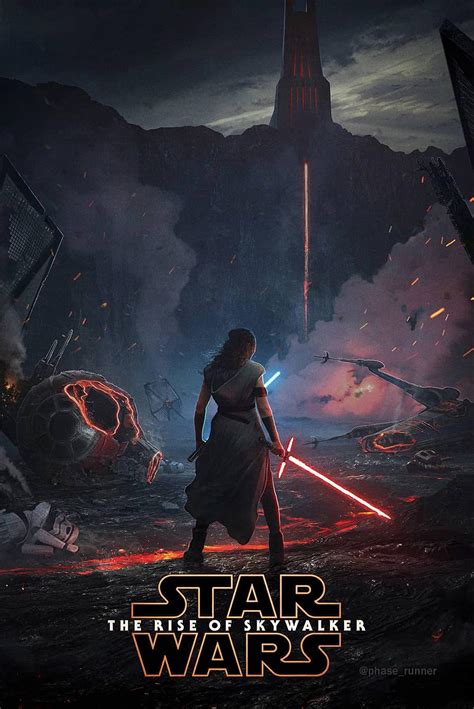 Star Wars The Rise Of Skywalker Fanart Poster By Phaserunner R