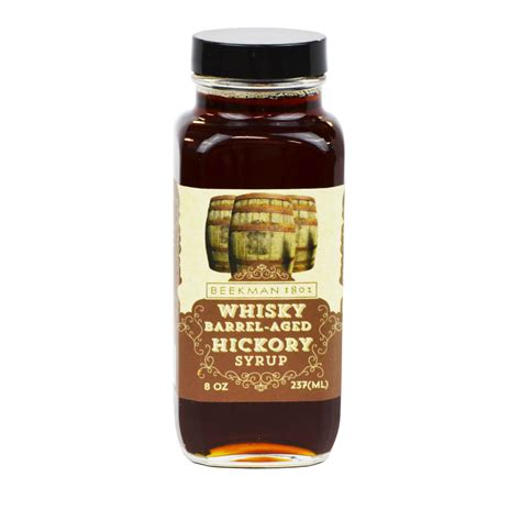 Whisky Barrel-Aged Hickory Syrup | Beekman 1802 | Whisky barrel, Whisky, Rye whisky