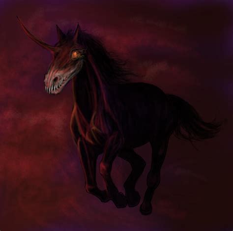 Dark Unicorn By Roydante On Deviantart