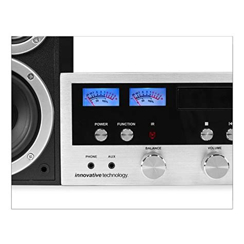 Innovative Technology ITCDS-6000 Classic Retro Bluetooth Stereo System ...