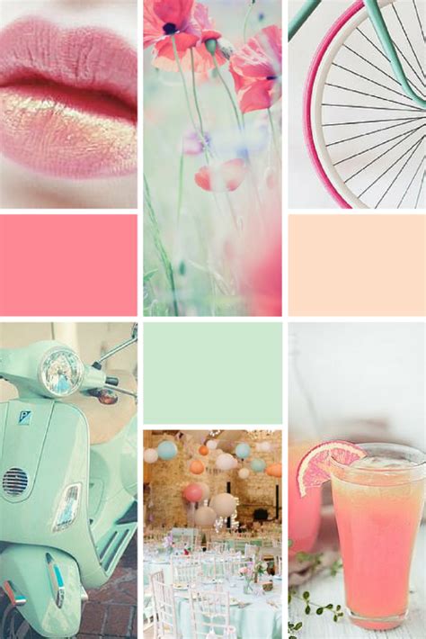 Midweek Moodboard 1 Dreams Of Spring Rose Mint Green And Peach