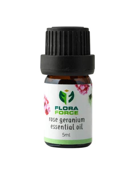Rose Geranium Essential Oil Flora Force Health Products