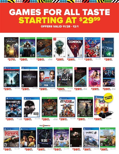 Gamestops Black Friday 2019 Deals