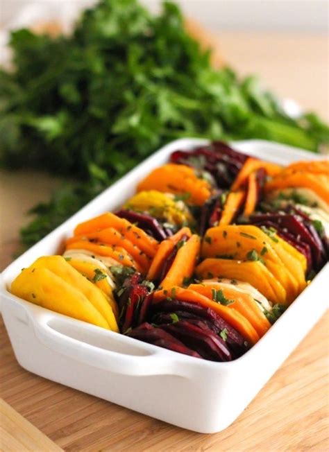 Fancy Shmancy Herb Roasted Root Vegetables Recipe Roasted Root