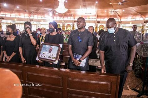 Dr Chike Akunyili’s Funeral Mass Underway Loved Ones Gather To Pay Their Last Respect Photos