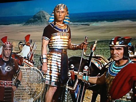 the ten commandments yul brynner egyptian fashion epic film